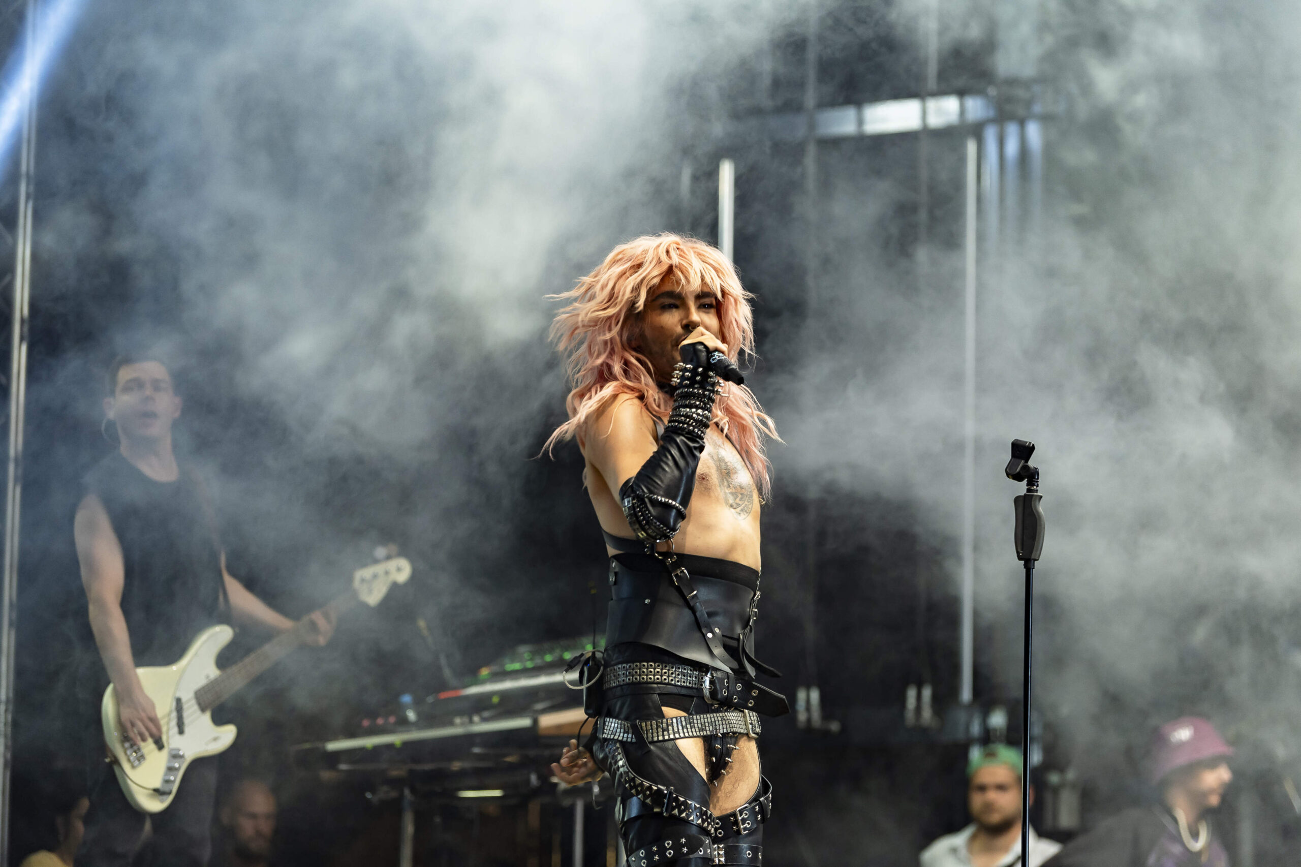 Bill Kaulitz ( Sänger), Tokio Hotel rockt den Heumarkt bei der Cologne Pride, Köln, Heumarkt, 20.07.2024, Foto: Alexander Franz