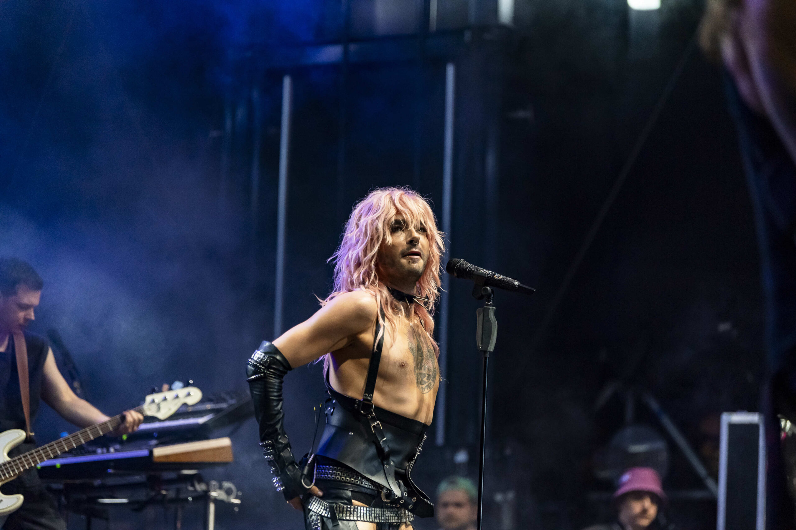 Bill Kaulitz ( Sänger), Tokio Hotel rockt den Heumarkt bei der Cologne Pride, Köln, Heumarkt, 20.07.2024, Foto: Alexander Franz