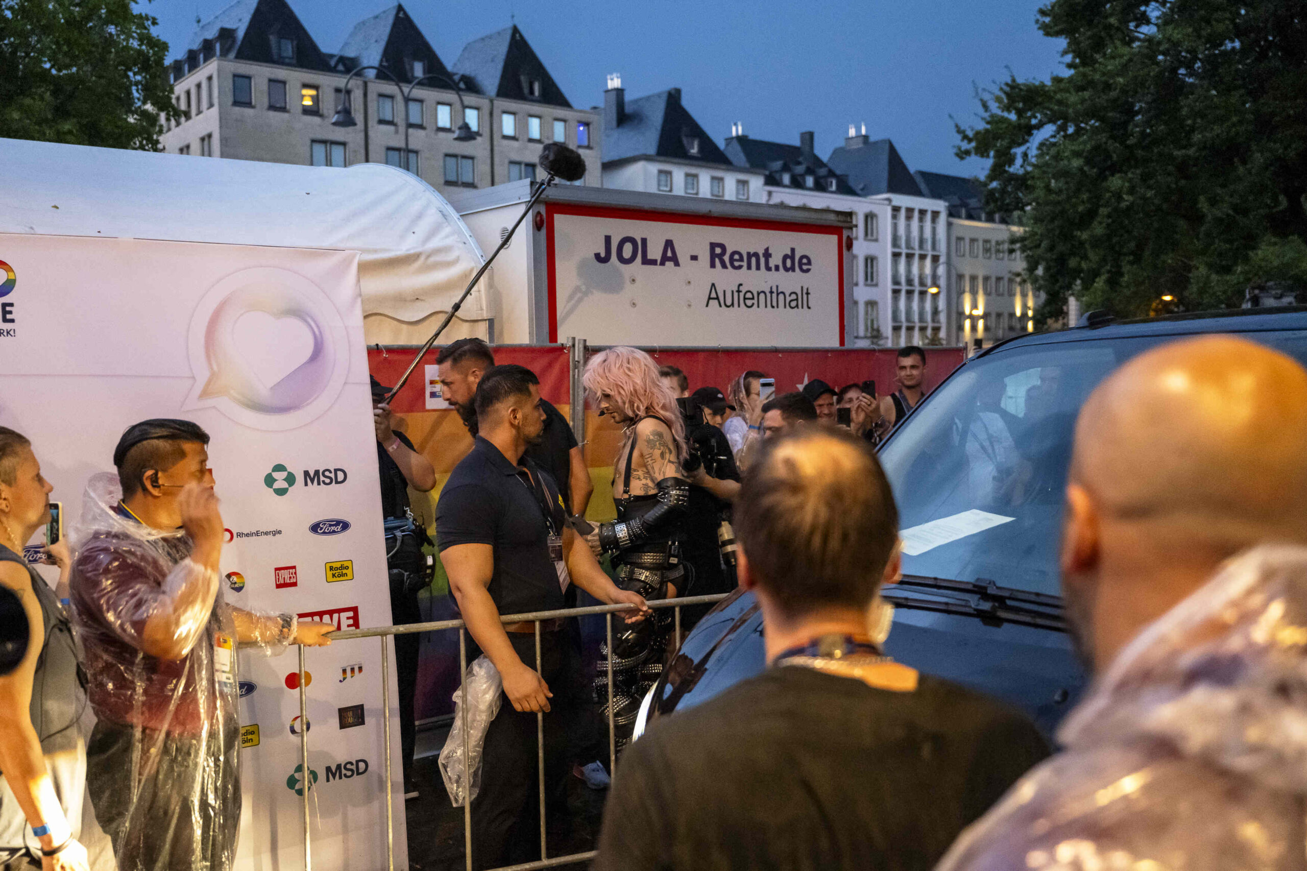 Bill Kaulitz ( Sänger), Tokio Hotel rockt den Heumarkt bei der Cologne Pride, Köln, Heumarkt, 20.07.2024, Foto: Alexander Franz