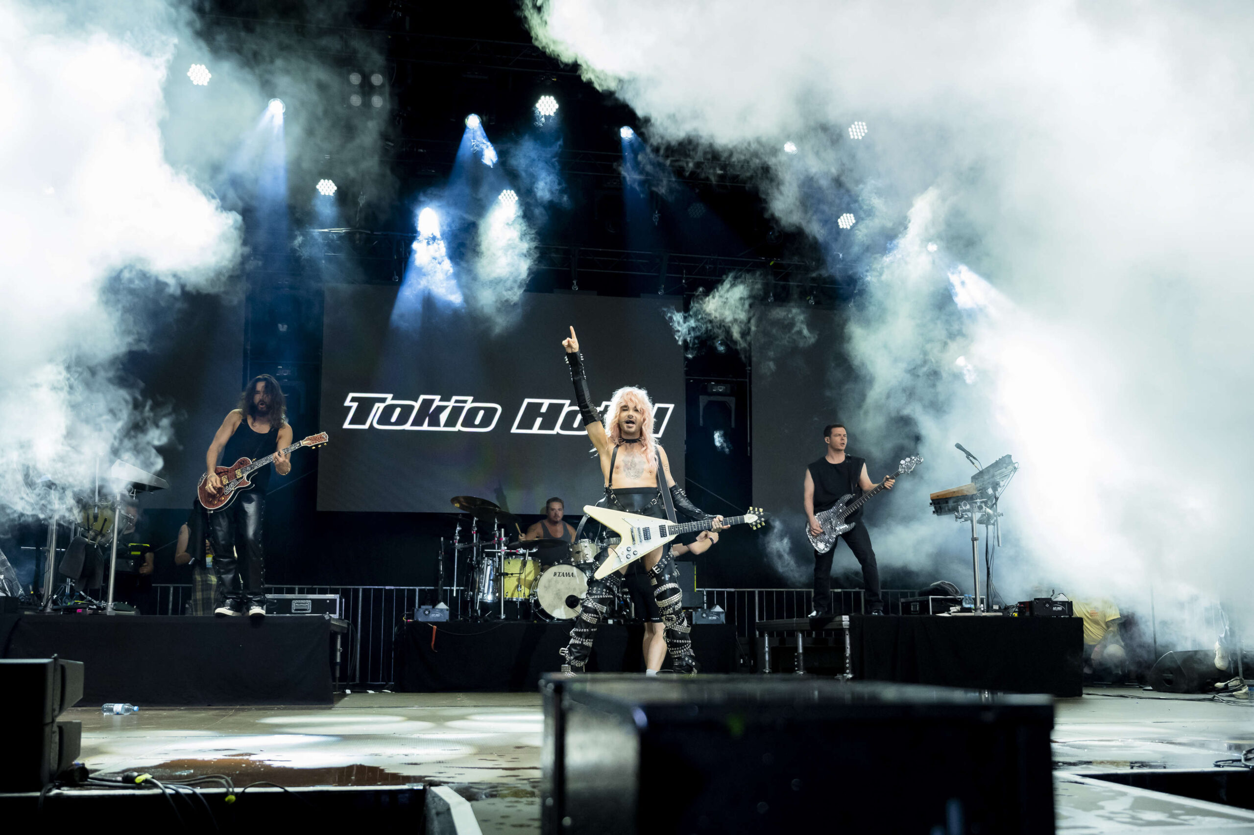 Bill Kaulitz ( Sänger), Tokio Hotel rockt den Heumarkt bei der Cologne Pride, Köln, Heumarkt, 20.07.2024, Foto: Alexander Franz