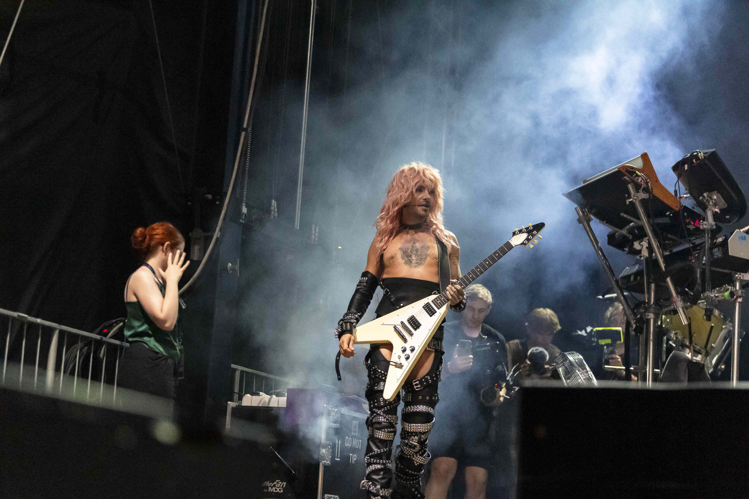 Bill Kaulitz ( Sänger), Tokio Hotel rockt den Heumarkt bei der Cologne Pride, Köln, Heumarkt, 20.07.2024, Foto: Alexander Franz